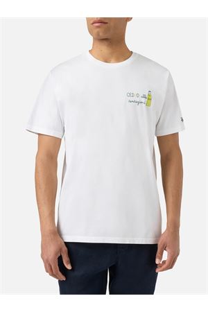 T-Shirt Portofino Man In Cotone Con Stampa Frontale MC2 SAINT BARTH | T-shirt | POT000100440L